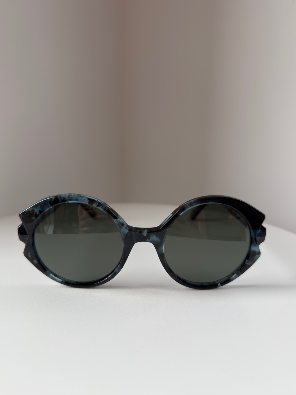 Oliver Goldsmith Handmade ‘Circle Line’ Sunglasses In Rain — image 4 of 8
